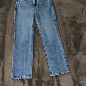 Abercrombie & Fitch Light Blue Straight-Leg Jeans